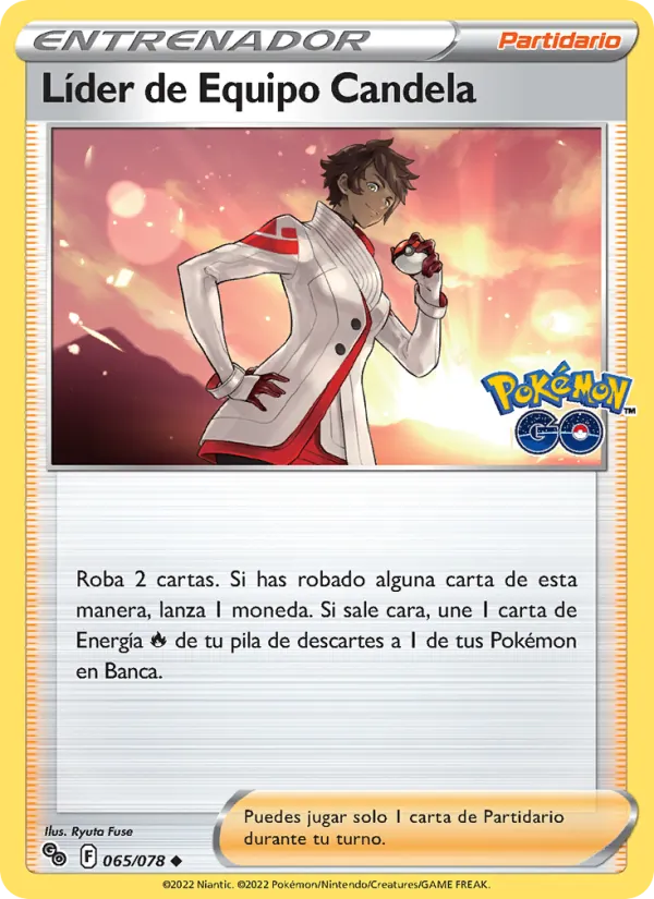 Líder de Equipo Candela Pokémon GO 065/78