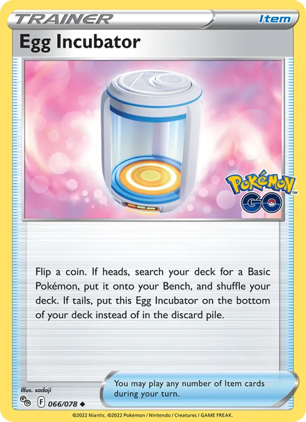 Egg Incubator Pokémon GO 066/78