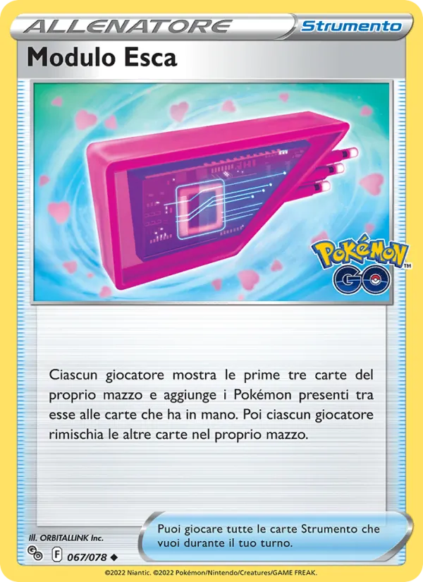 Modulo Esca Pokémon GO 067/78