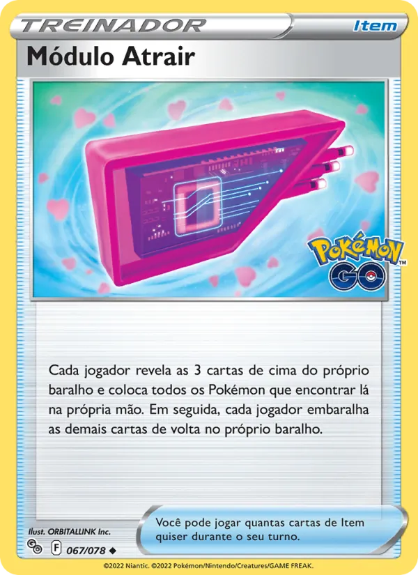 Módulo Atrair Pokémon GO 067/78