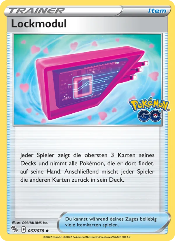 Lockmodul Pokémon GO 067/78