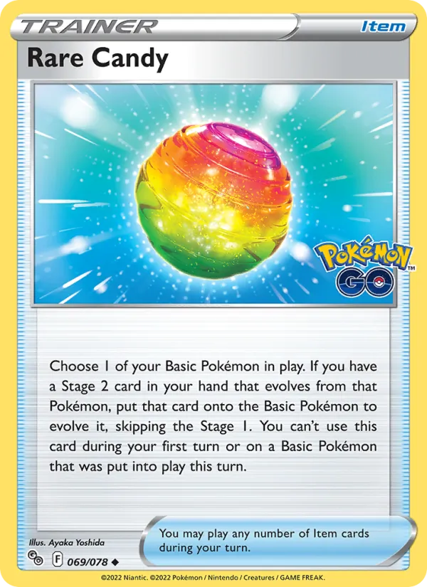Rare Candy Pokémon GO 069/78