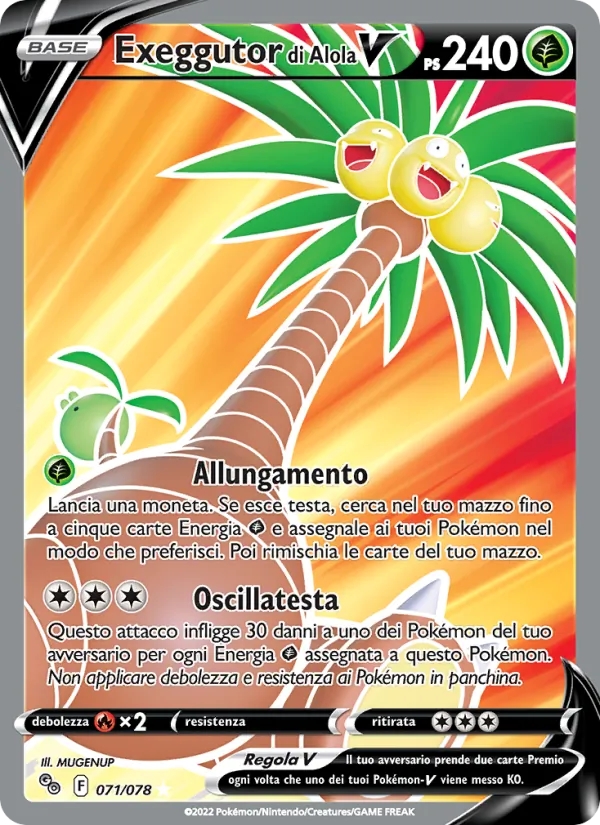 Exeggutor di Alola V Pokémon GO 071/78