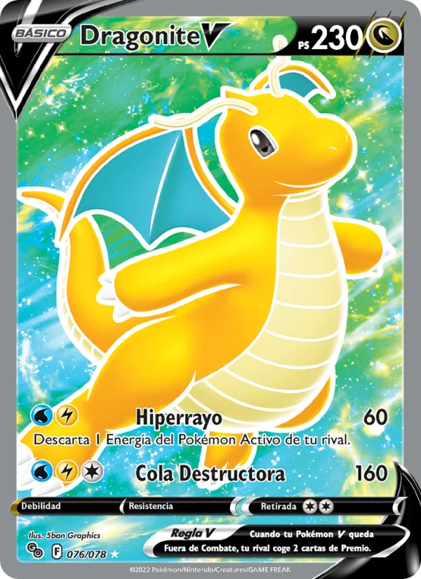Dragonite V Pokémon GO 076/78