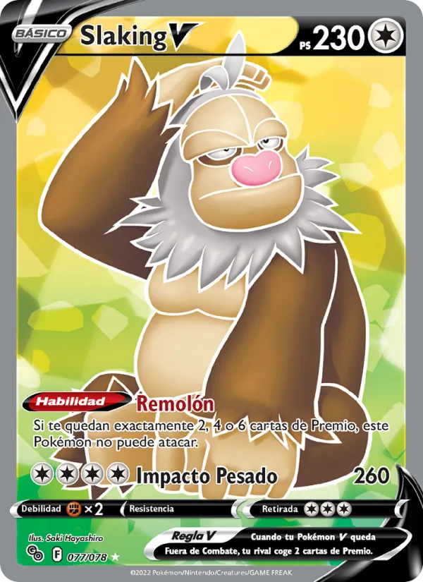 Slaking V Pokémon GO 077/78