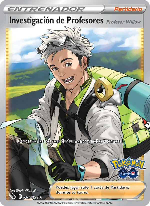 Investigación de Profesores Pokémon GO 078/78