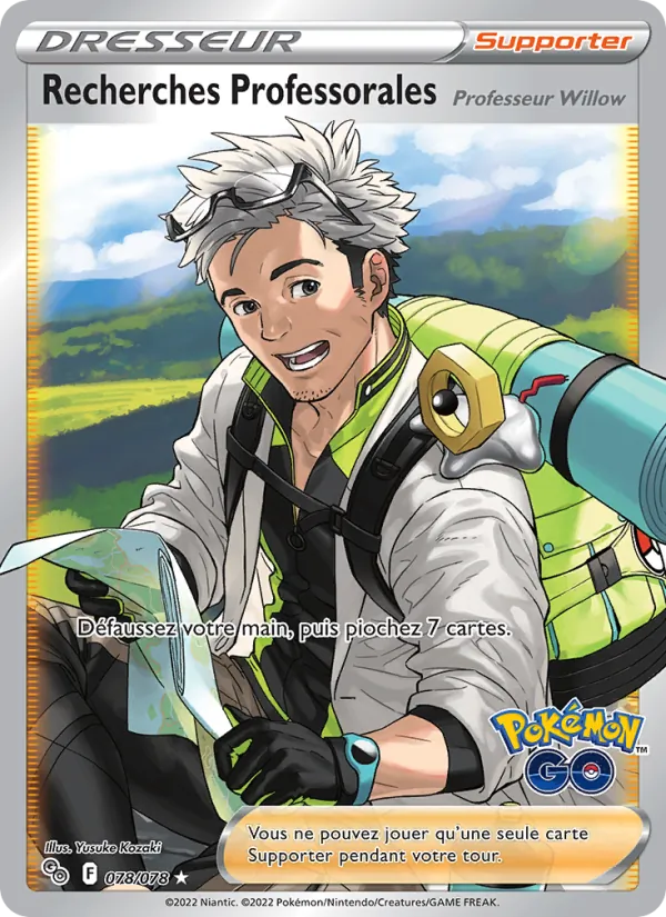 Recherches Professorales Pokémon GO 078/78