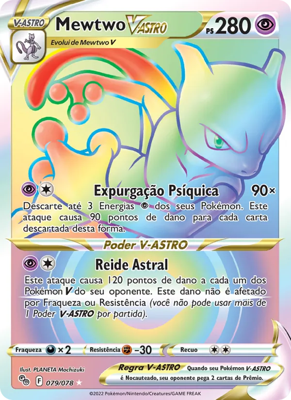 Mewtwo V-ASTRO Pokémon GO 079/78