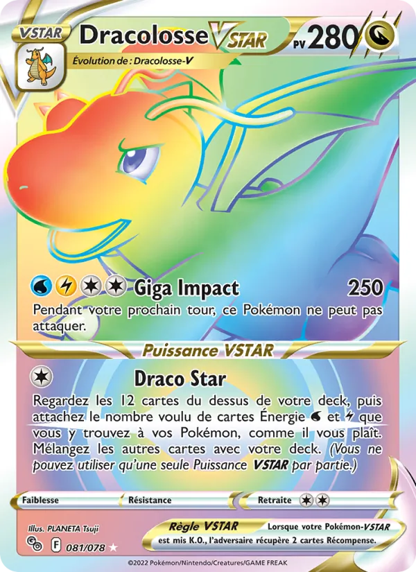 Dracolosse VSTAR Pokémon GO 081/78