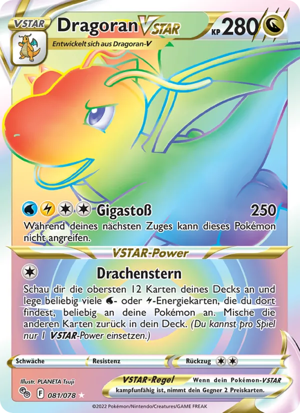 Dragoran VSTAR Pokémon GO 081/78
