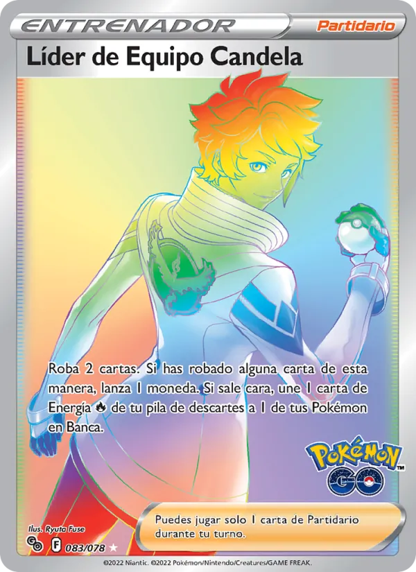 Líder de Equipo Candela Pokémon GO 083/78