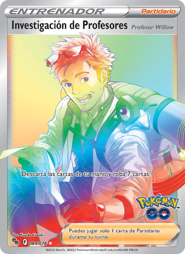 Investigación de Profesores Pokémon GO 084/78