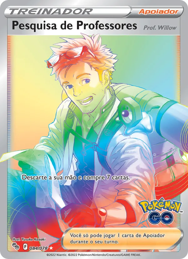 Pesquisa de Professores Pokémon GO 084/78