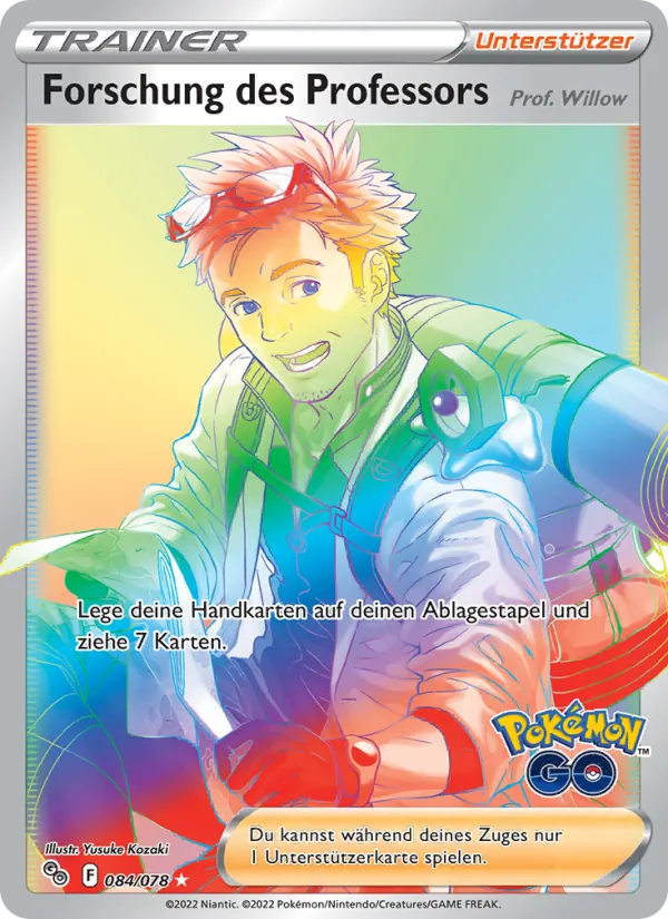 Forschung des Professors Pokémon GO 084/78