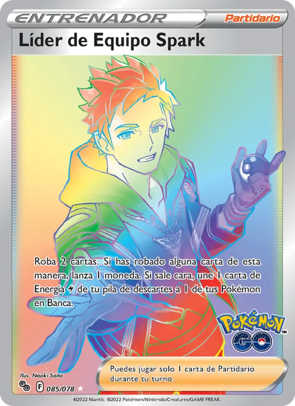 Líder de Equipo Spark Pokémon GO 085/78