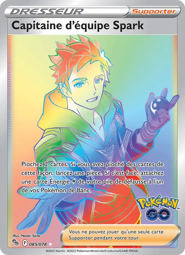 Capitaine d'équipe Spark Pokémon GO 085/78