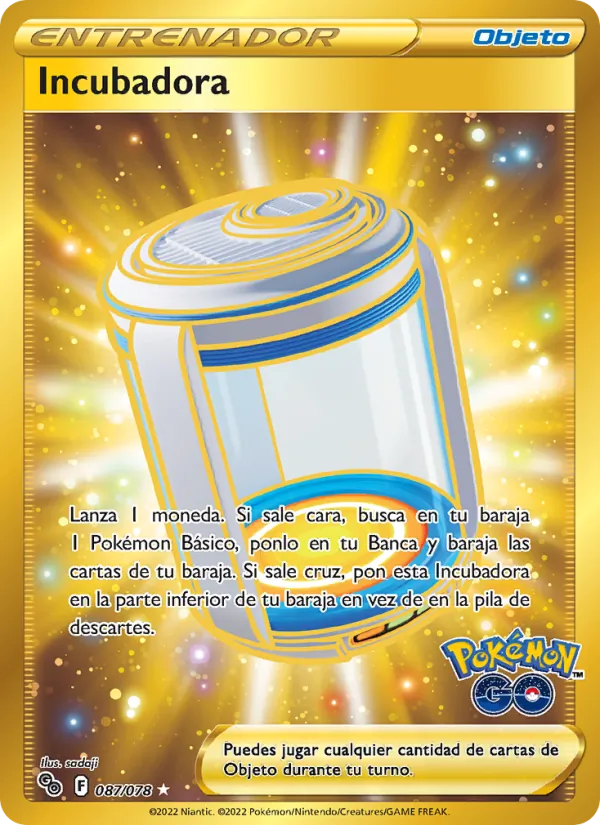 Incubadora Pokémon GO 087/78