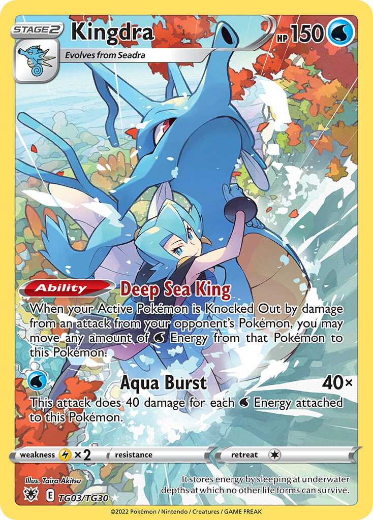 Kingdra Astral Radiance Trainer Gallery TG03/30