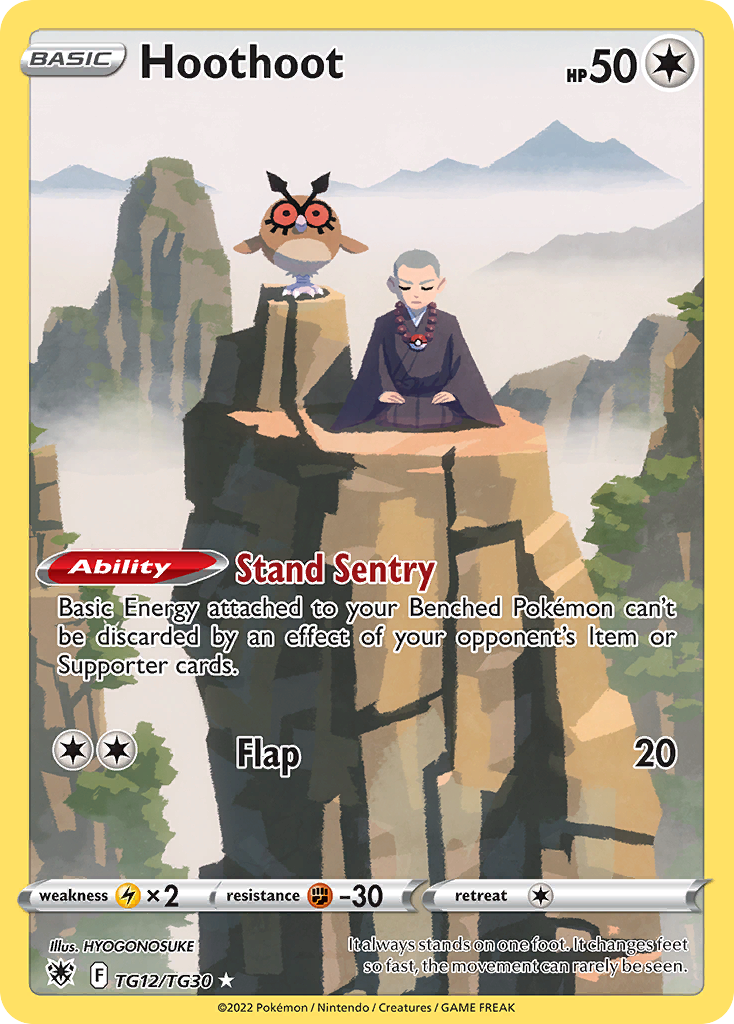 Hoothoot Astral Radiance Trainer Gallery TG12/30