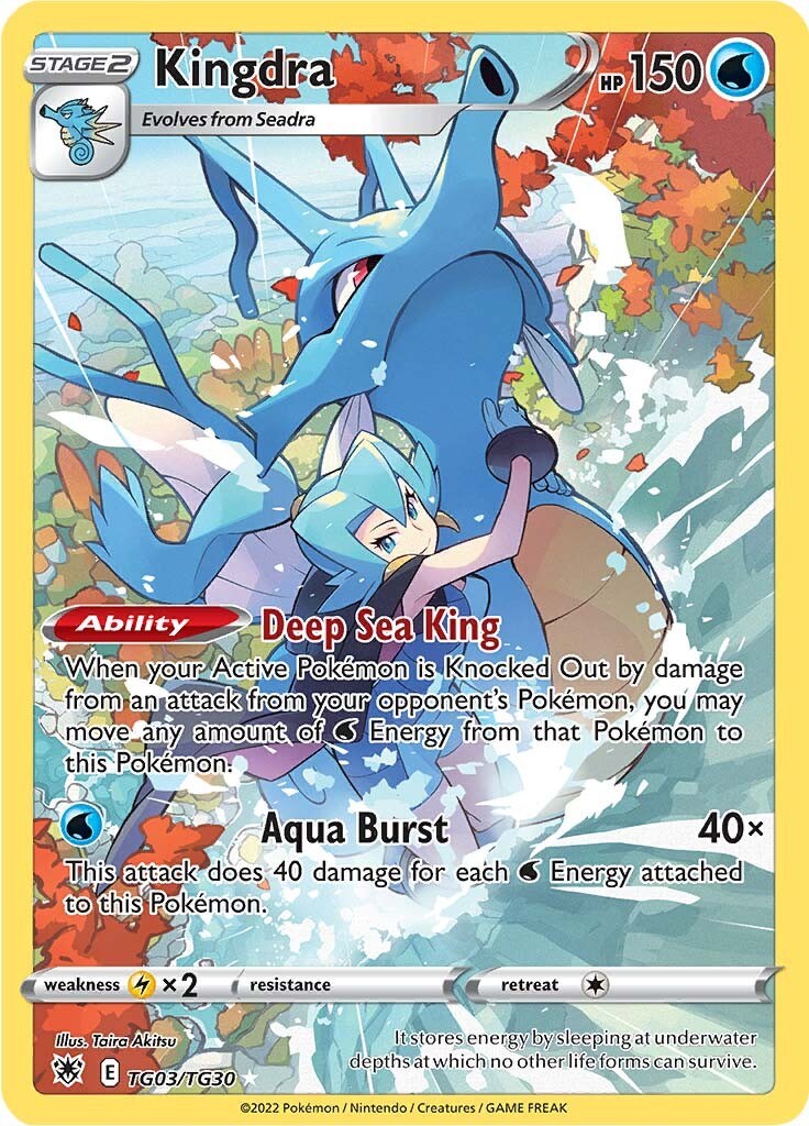Kingdra Astral Radiance Trainer Gallery TG03/30