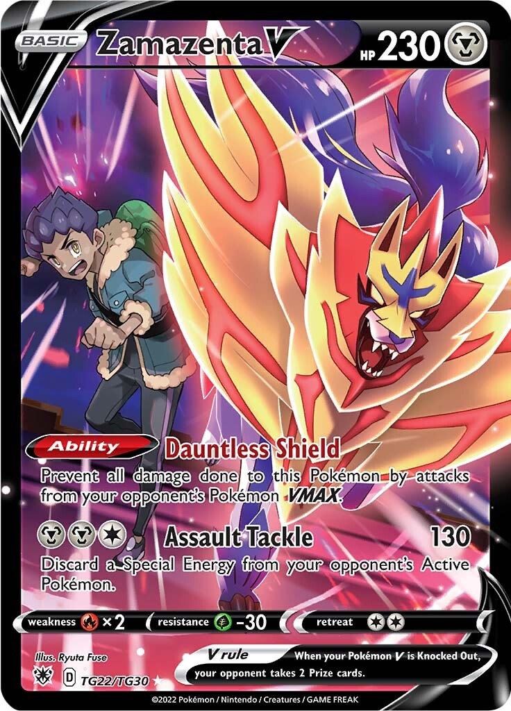 Zamazenta V Lucentezza Siderale Galleria Allenatori TG22/30