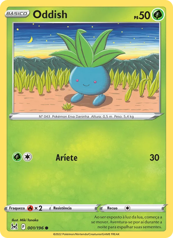 Oddish Origem Perdida 001/196