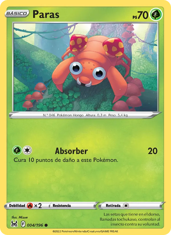 Paras Origen Perdido 004/196