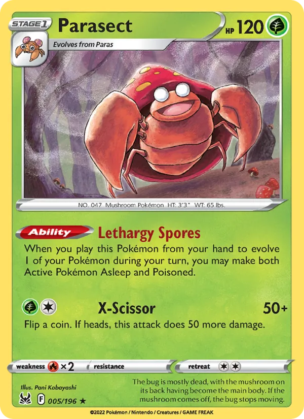 Parasect Lost Origin 005/196