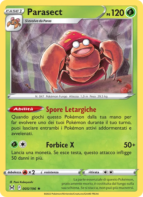 Parasect Origine Perduta 005/196