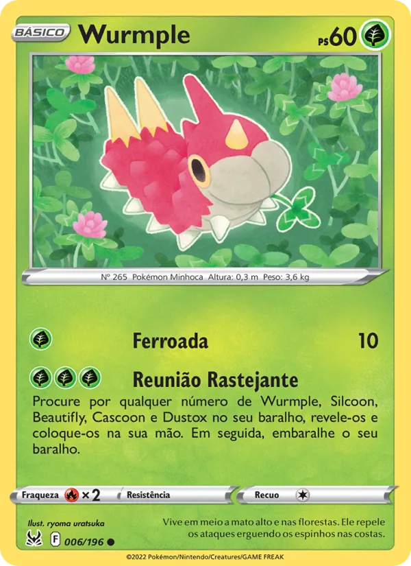 Wurmple Origem Perdida 006/196