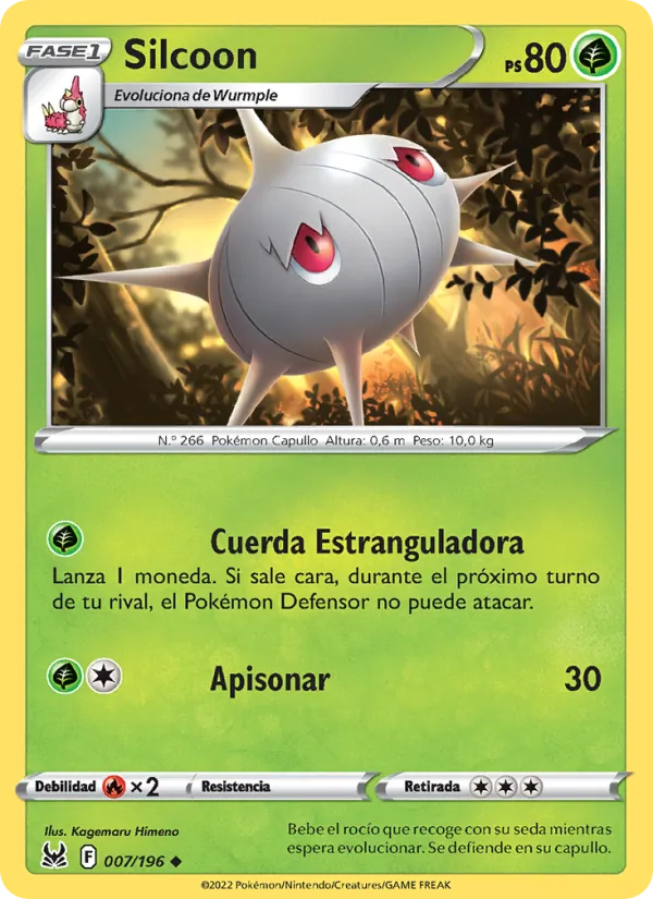 Silcoon Origen Perdido 007/196