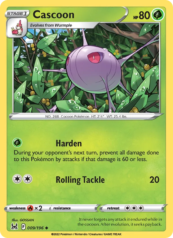 Cascoon Lost Origin 009/196