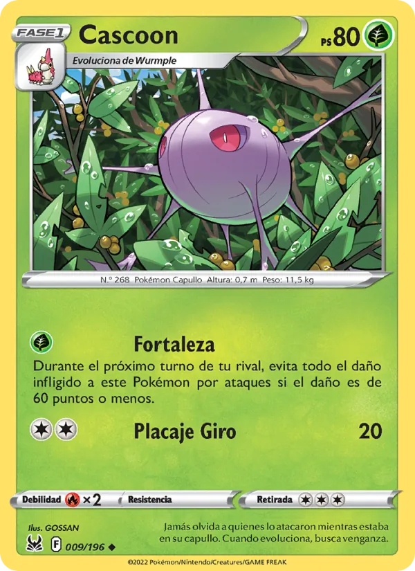 Cascoon Origen Perdido 009/196