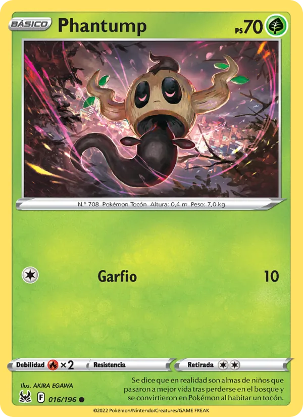 Phantump Origen Perdido 016/196