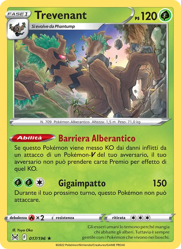 Trevenant Origine Perduta 017/196