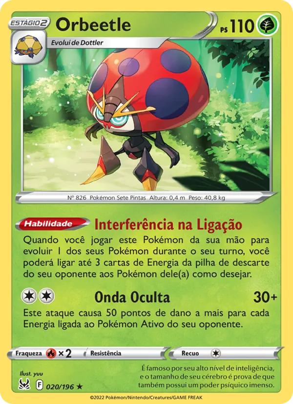 Orbeetle Origem Perdida 020/196