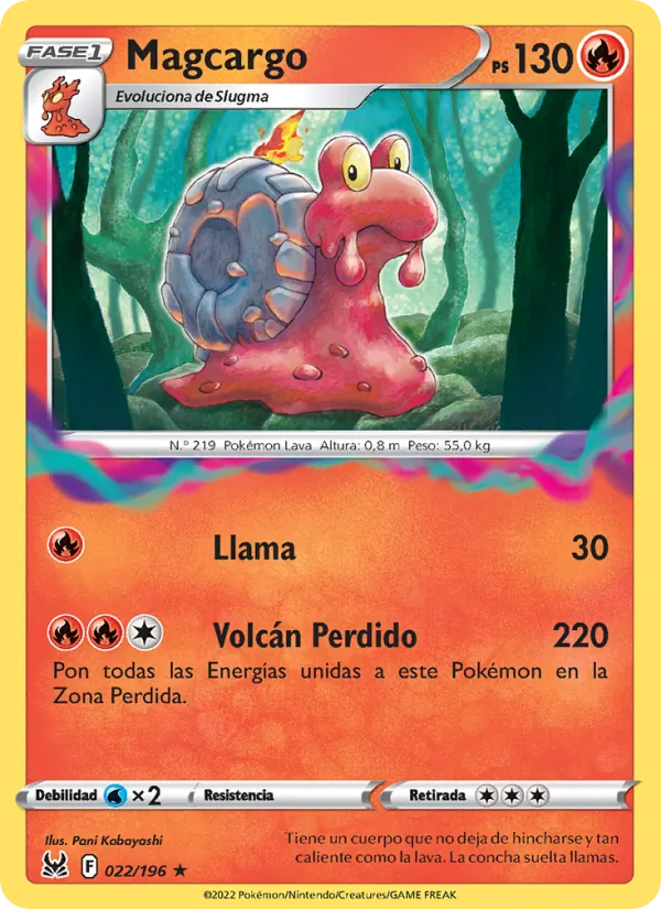 Magcargo Origen Perdido 022/196