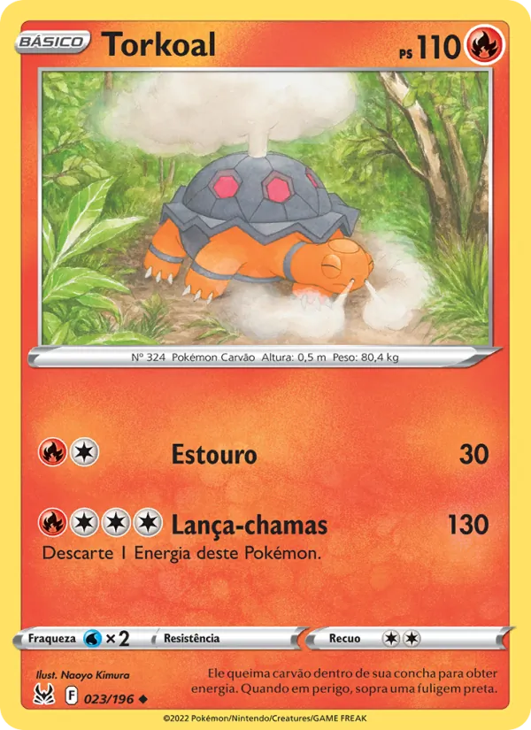 Torkoal Origem Perdida 023/196