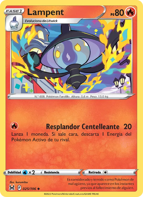 Lampent Origen Perdido 025/196