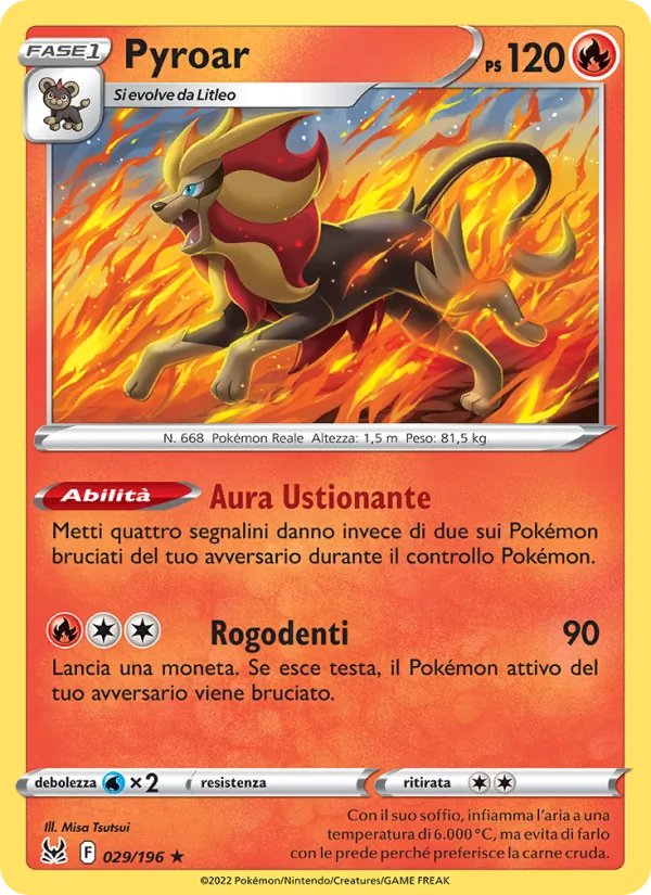 Pyroar Origine Perduta 029/196