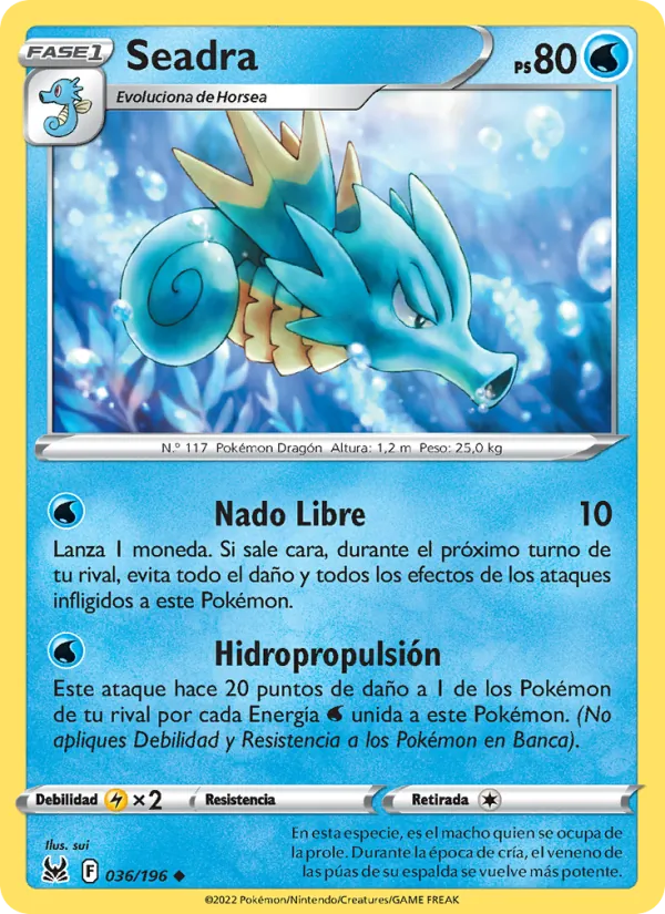Seadra Origen Perdido 036/196