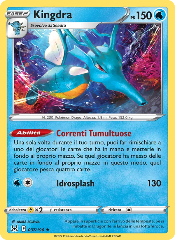 Kingdra Origine Perduta 037/196