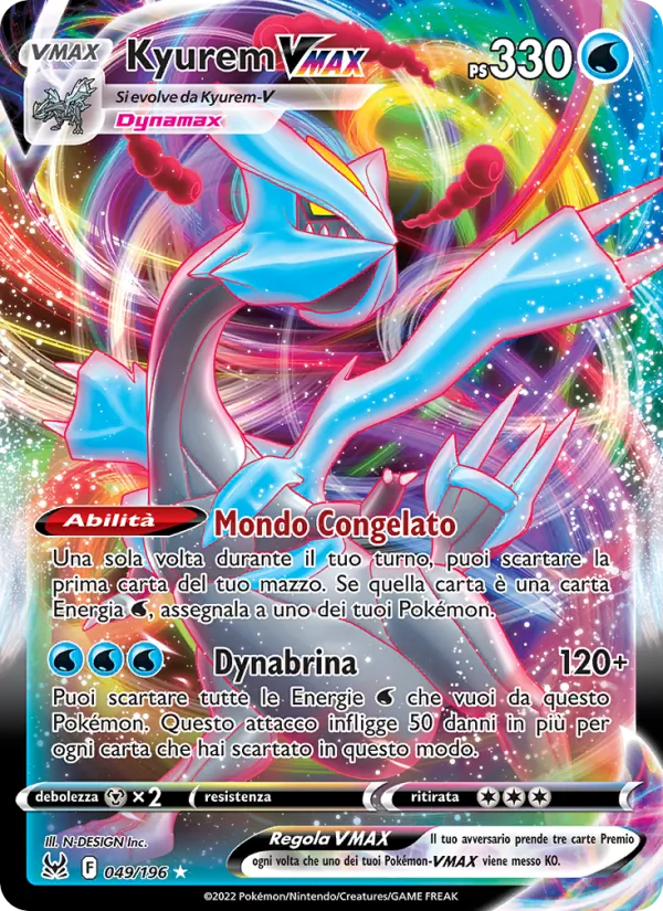 Kyurem VMAX Origine Perduta 049/196