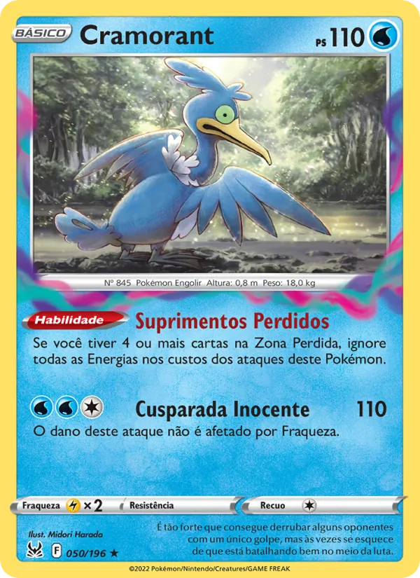 Cramorant Origem Perdida 050/196