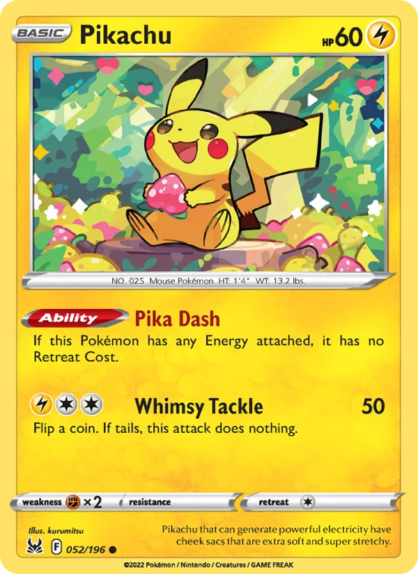 Pikachu Lost Origin 052/196