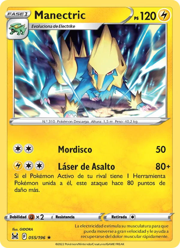 Manectric Origen Perdido 055/196