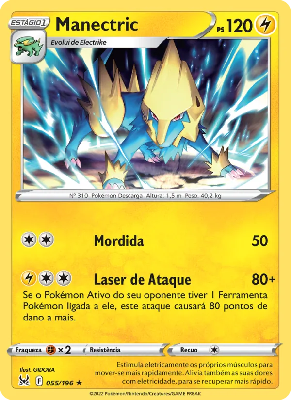 Manectric Origem Perdida 055/196