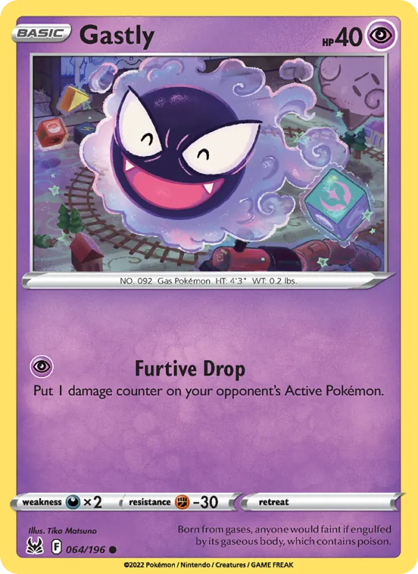 Gastly Lost Origin 064/196