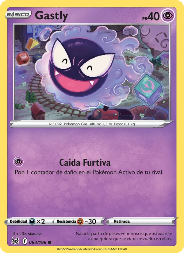 Gastly Origen Perdido 064/196