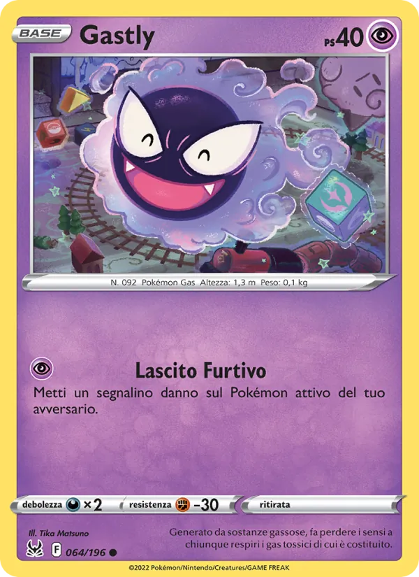 Gastly Origine Perduta 064/196
